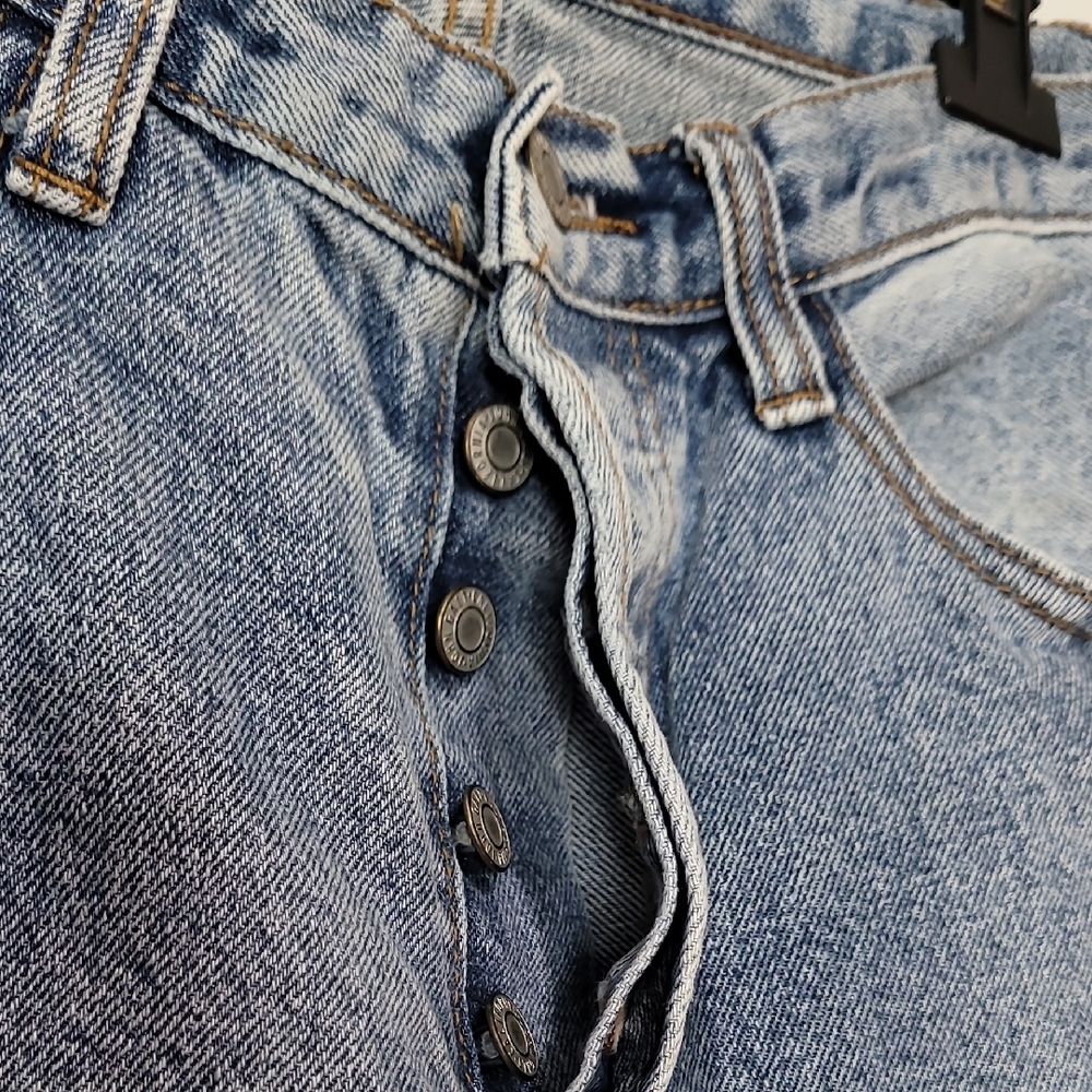 J. Galt Shanghai Straightleg Jeans Hidden Button-fly Size 4-6 / 28 / Small - Picture 4 of 9
